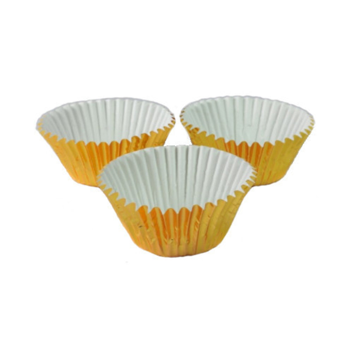 Foil Gold Baking Cups 55x35mm (500) - Cafe Supply
