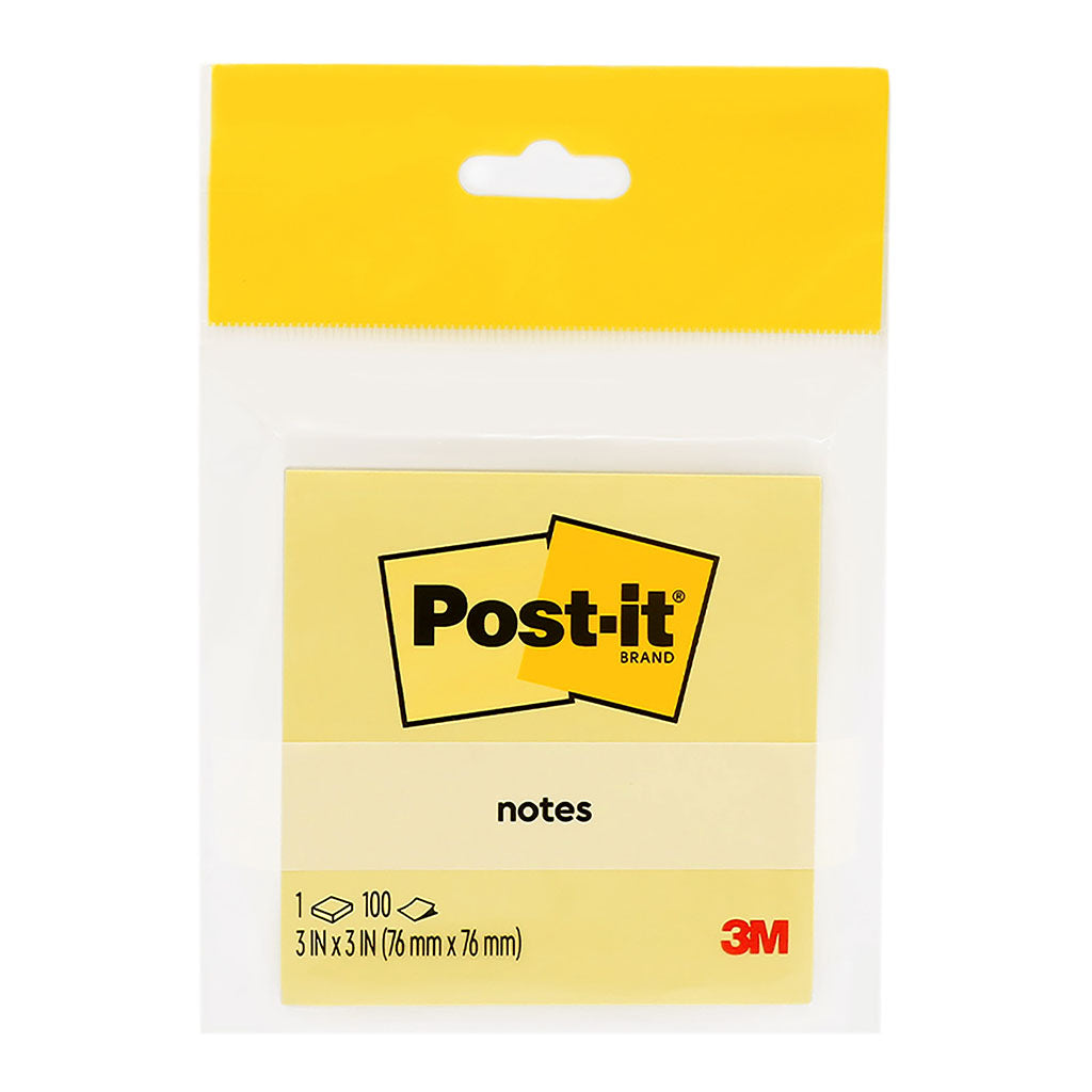 Post-it Notes 654-HBY 76x76mm Yellow HS 100sh - Cafe Supply