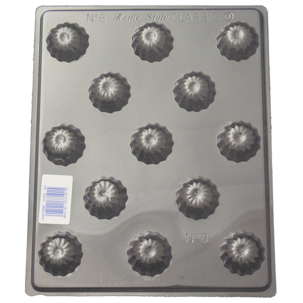 Fluted Dome Mould (0.6mm) - Cafe Supply