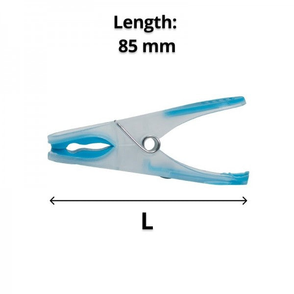 Blue Plastic Pegs (40) - Cafe Supply