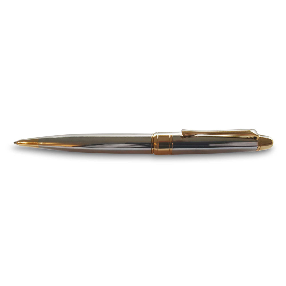 Pierre Cardin Ballpoint Pen Montfort Chrome/Gold - Cafe Supply