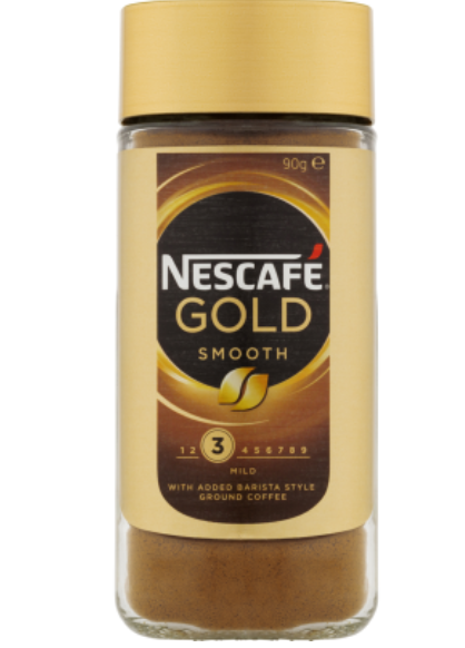 Nescafe Gold Smooth Intense Instant Coffee 90g - Cafe Supply