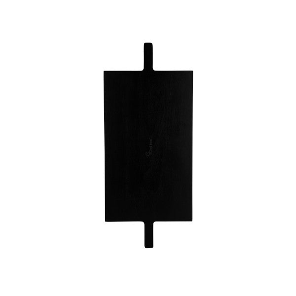 Chef Inox Serve Black Acacia Paddle Board with Two Handles 580x254x25mm - Cafe Supply