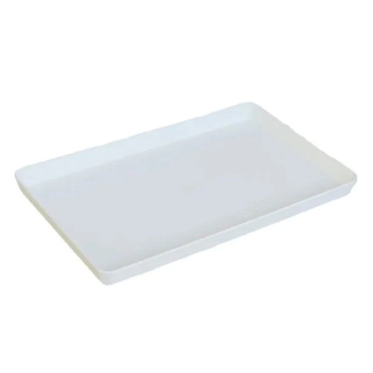 White Plastic Sandwich Tray 275x175x20mm - Cafe Supply