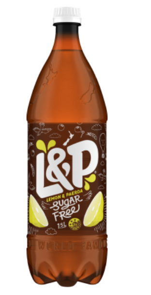 L&P Sugar Free Soft Drink 1.5l - Cafe Supply