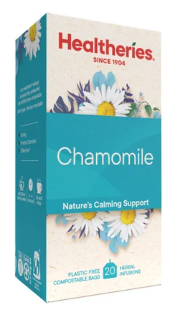 Healtheries Chamomile Tea Bags 20pk - Cafe Supply