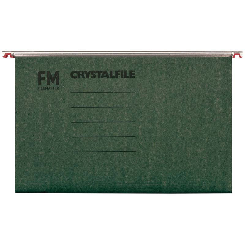 FM File Suspension Crystalfile Green Box 50 Foolscap - Cafe Supply