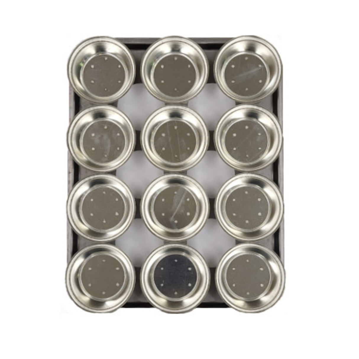 Palletized Pie Tins, (12) Round 113x31.5mm, Tray size 460x360mm - Cafe Supply