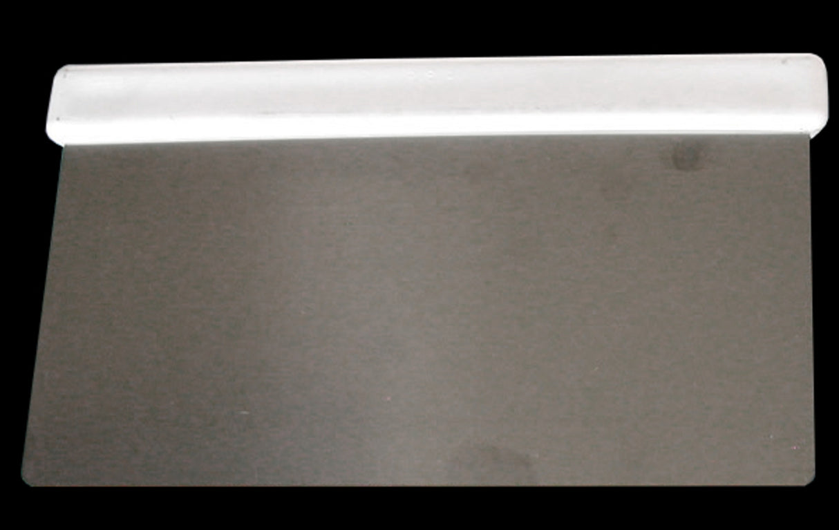 Rigid stainless steel Dough scraper 175x105mm (Italian) - Cafe Supply