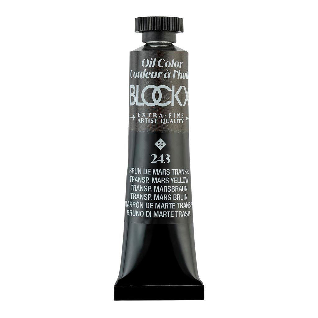 BLOCKX Oil Tube 20ml S3 243 Transparent Mars Brown - Cafe Supply