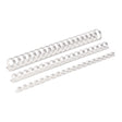 Fellowes Plastic Binding Coils 25mm White, Pack of 50 - Cafe Supply