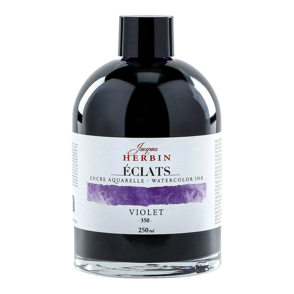 Jacques Herbin Eclats Watercolour Ink 350 Violet 250ml - Cafe Supply