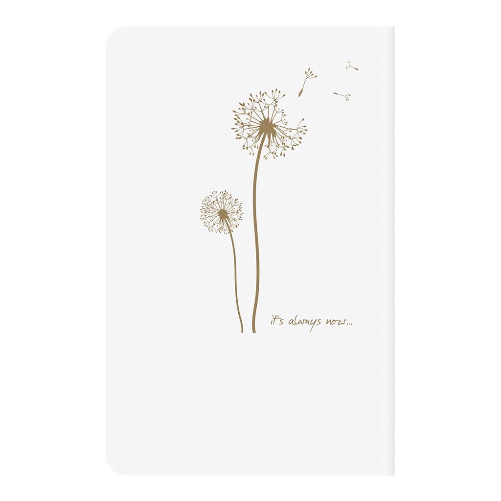Flying Spirit Sewn Notebook 9x14cm White - Cafe Supply