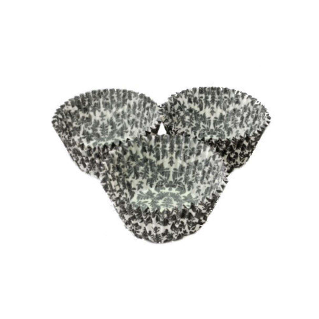 Large Muffin Paper Cases High Tea Black/White (500) - Cafe Supply