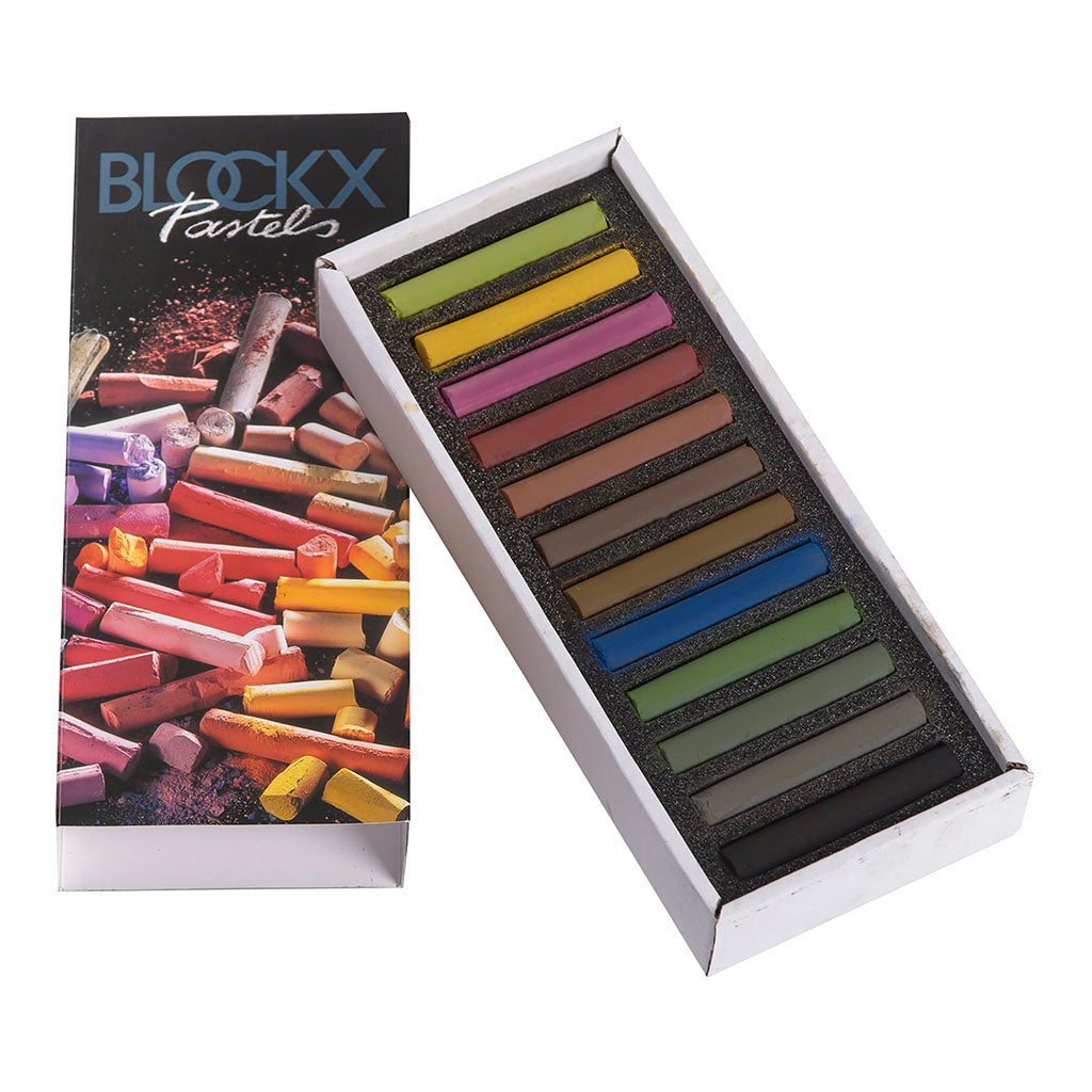 BLOCKX Soft Pastel 12 Set Dark Assorted - Cafe Supply