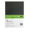 Icon Binding Covers A4 Black 250gsm, Pack of 100 - Cafe Supply