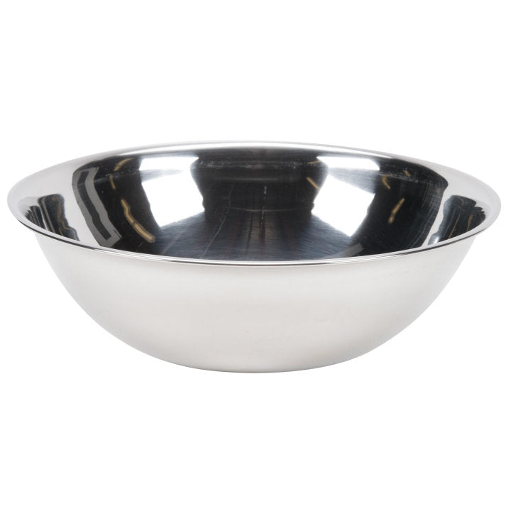 4-quart economy stainless steel mixing bowl - Cafe Supply