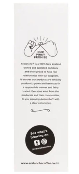 Avalanche 99% Sugar Free Cappuccino Coffee Sticks 10 x 16g - Cafe Supply