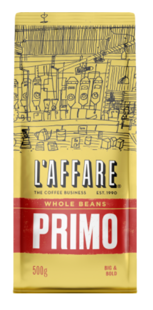 L'affare Primo Whole Beans Coffee 500g - Cafe Supply