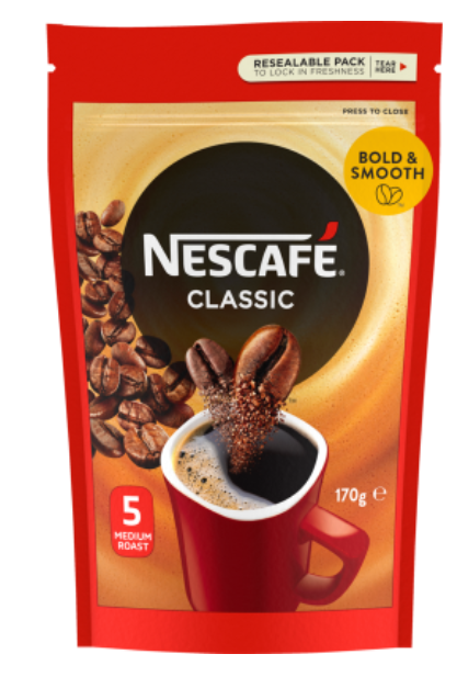 Nescafe Classic instant Coffee 170g - Cafe Supply