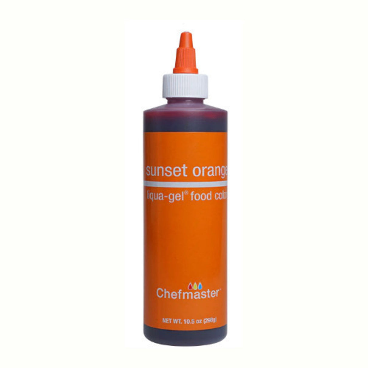 Chefmaster Liquid Colour Sunset Orange 10.5oz - Cafe Supply