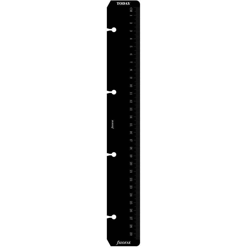 Filofax A4 Ruler/Page Marker Black - Cafe Supply