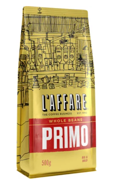 L'affare Primo Whole Beans Coffee 500g - Cafe Supply