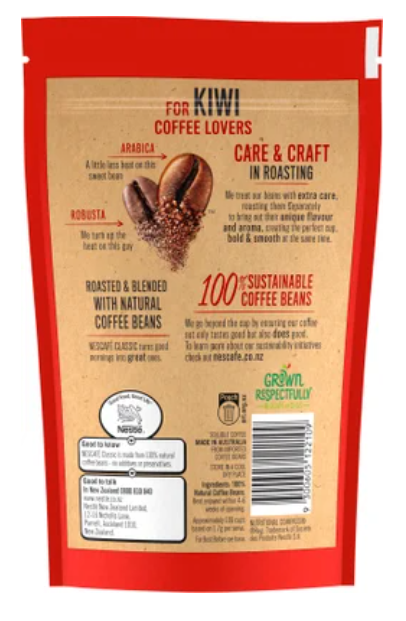 Nescafe Classic instant Coffee 170g - Cafe Supply
