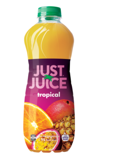 Just Juice Tropical Fruit Juice 1l - Cafe Supply