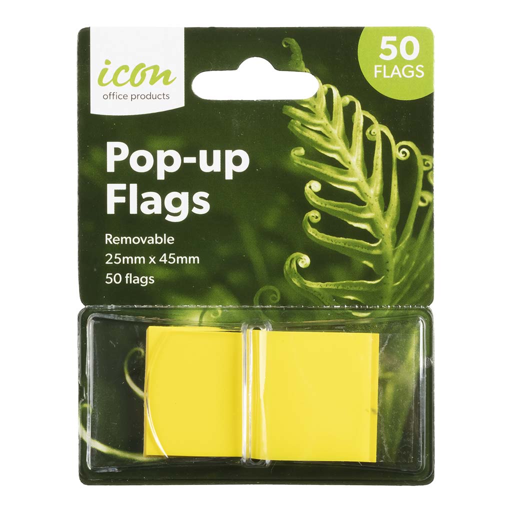 Icon Pop-up Flags Yellow - Cafe Supply