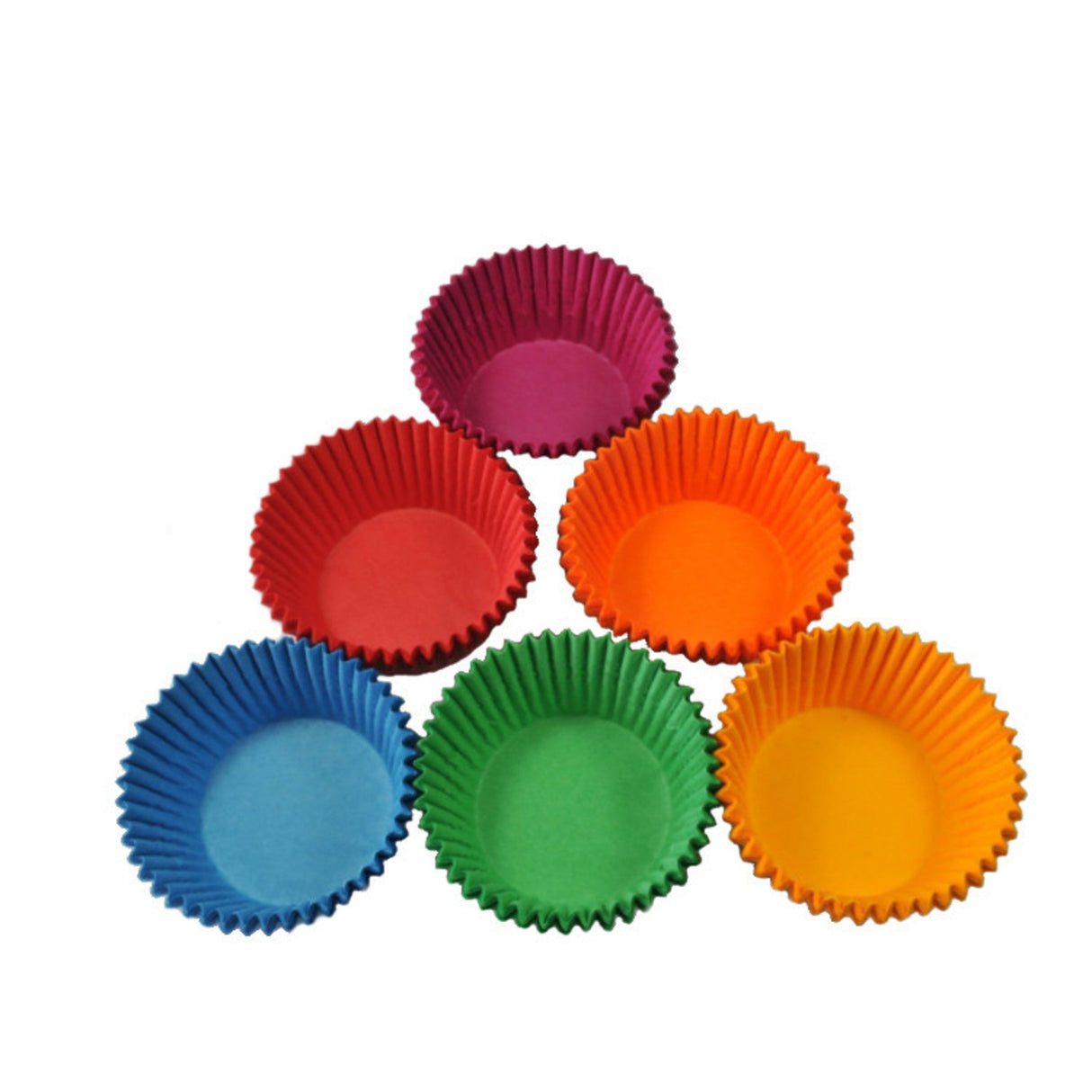 Texas Muffin Paper Cases Assorted Colours 65x44mm (500) - Cafe Supply