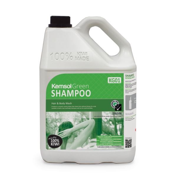 Kemsol Hair & Body Shampoo Green 5L - Cafe Supply