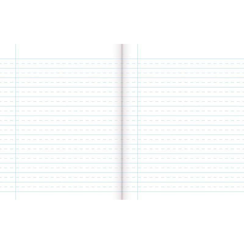 Warwick Learn To Write BWB 32 Leaf Dashed 7mm Ruled 14mm 230x180mm - Cafe Supply