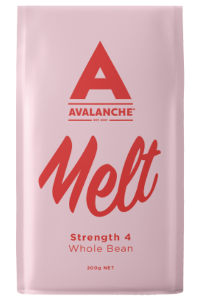Avalanche Melt Strength 4 Whole Bean Coffee 200g - Cafe Supply