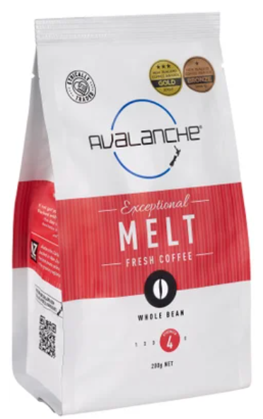 Avalanche Melt Strength 4 Whole Bean Coffee 200g - Cafe Supply