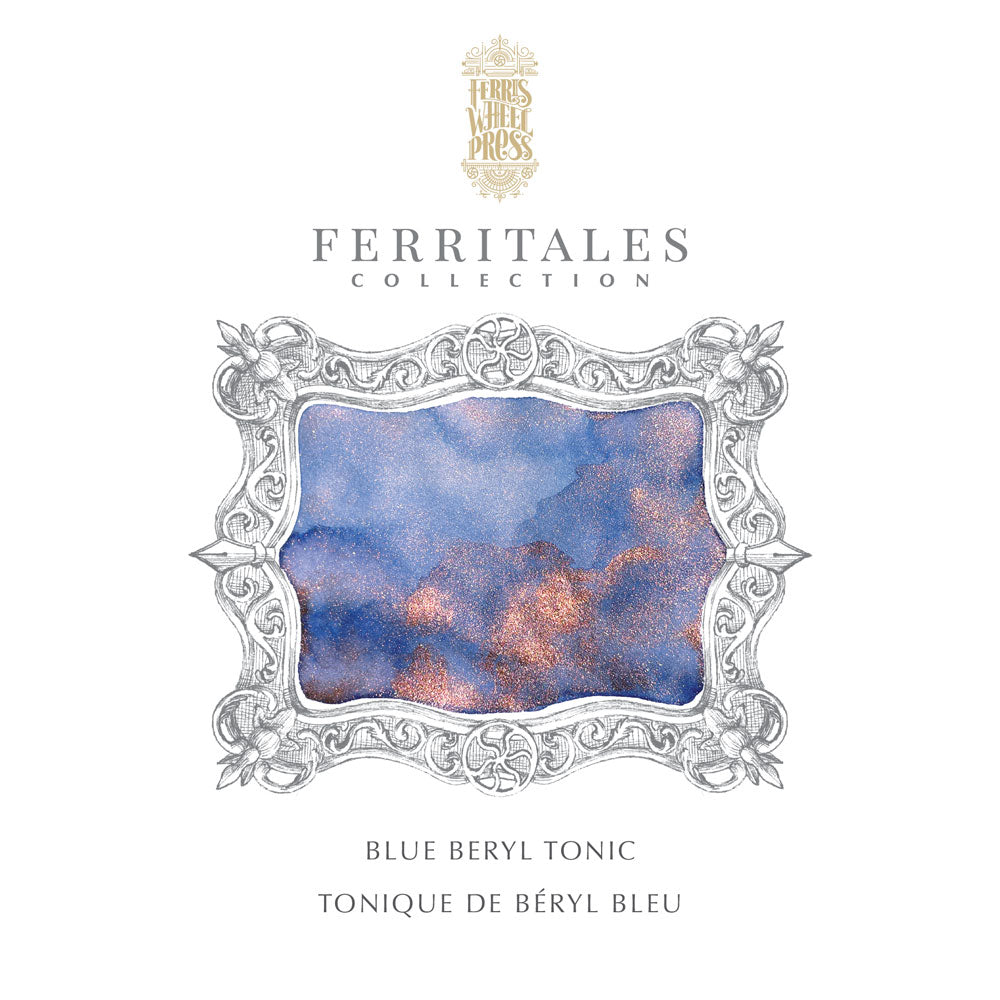 Ferris Wheel Press Fountain Pen Ink Ferritales Blue Beryl Tonic 20ml - Cafe Supply