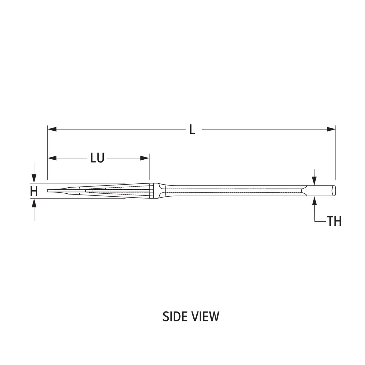 13 ½-inch plastic spatula - Cafe Supply