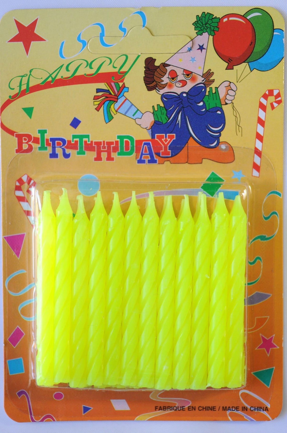 Candles Twist Lemon (24) - Cafe Supply