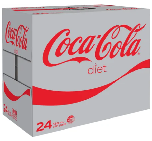 Diet Coca-Cola Soft Drink Cans 24pk - Cafe Supply