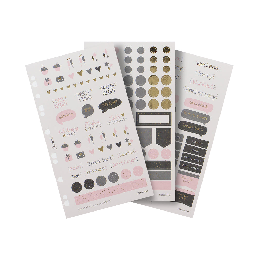 Filofax Confetti Stickers Pack - Cafe Supply