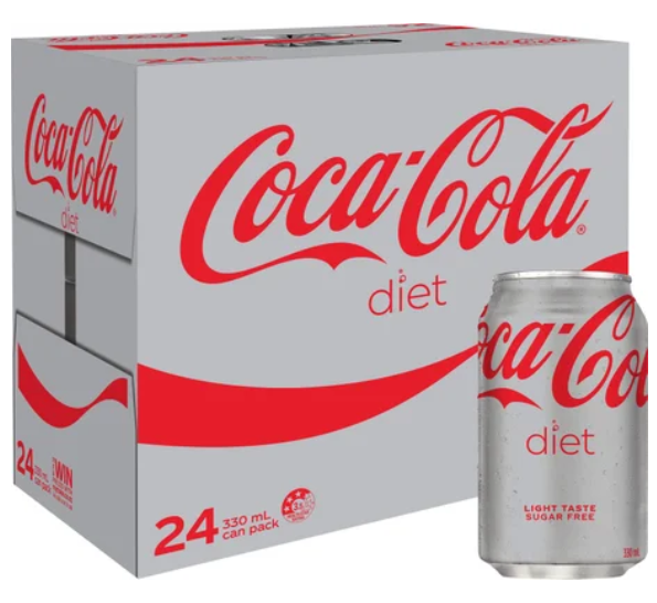 Diet Coca-Cola Soft Drink Cans 24pk - Cafe Supply