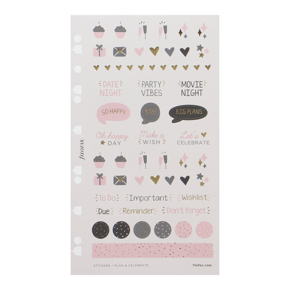 Filofax Confetti Stickers Pack - Cafe Supply