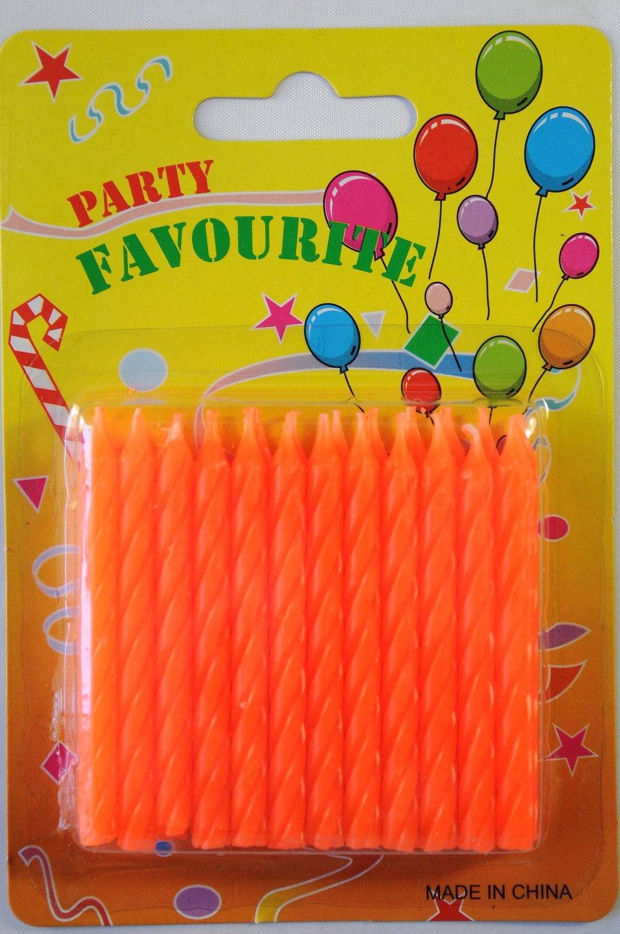 Candle Twist Orange (24) - Cafe Supply