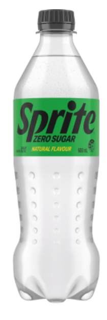 Sprite Zero Sugar Natural Flavour Soft Drink 600ml - Cafe Supply