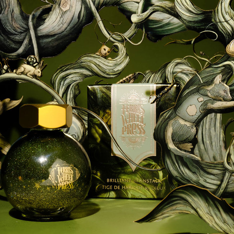 Ferris Wheel Press Fountain Pen Ink Ferritales Brilliant Beanstalk 20ml - Cafe Supply