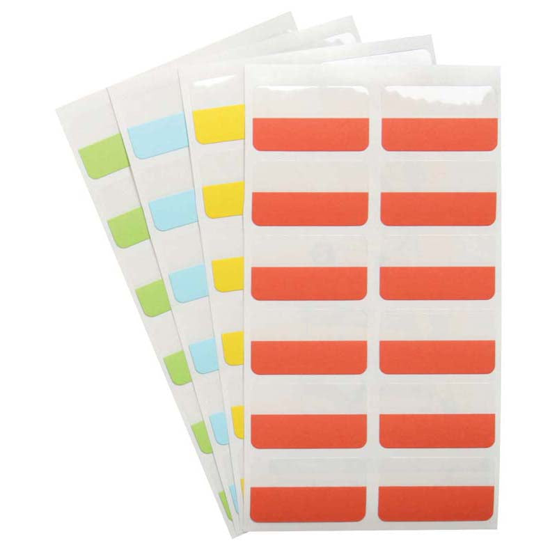 3L Index Tab 40mm Coloured 48 Pack - Cafe Supply