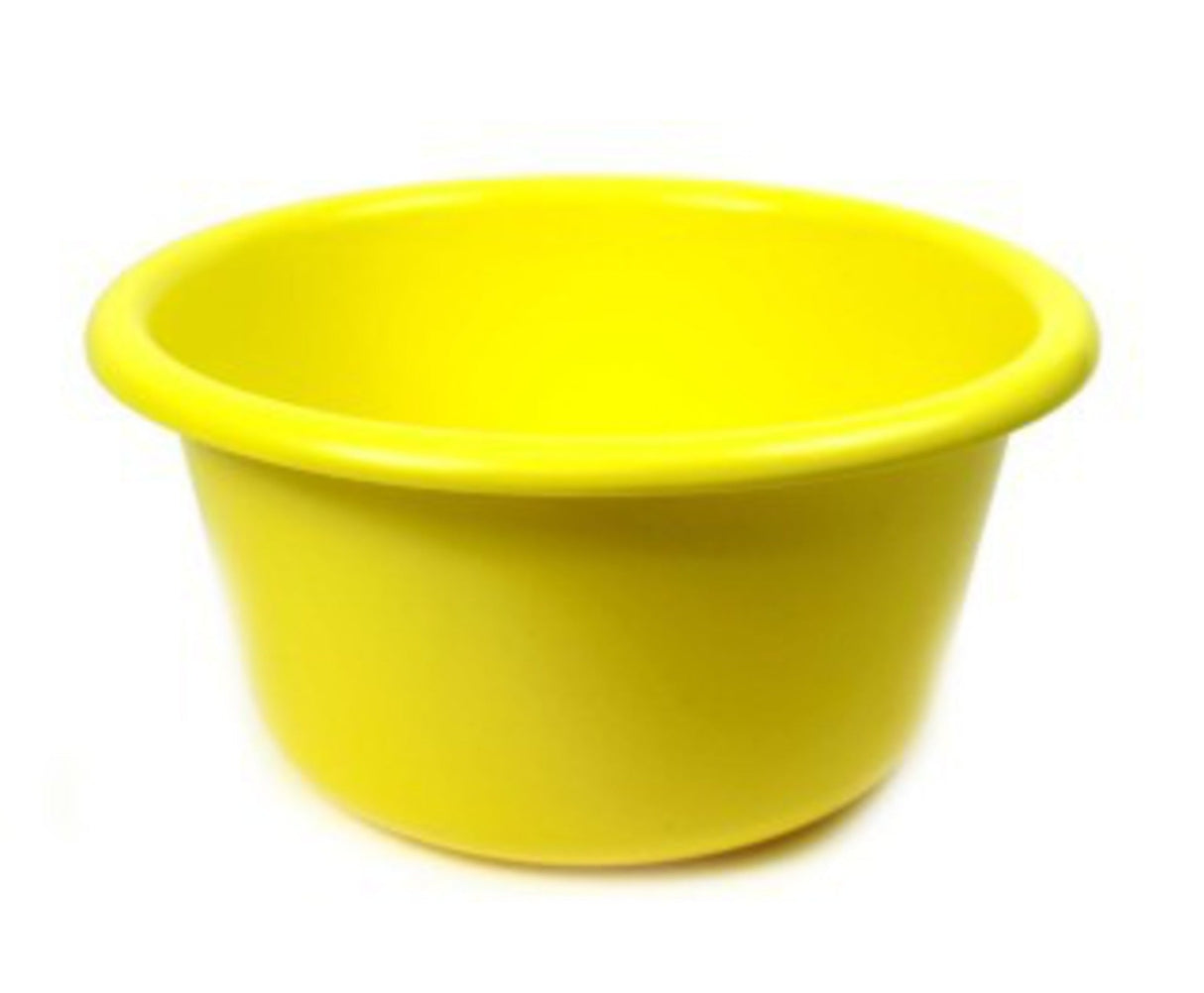 17cm diameter 1.6 litre Plastic Bowl (Astd colours) - Cafe Supply