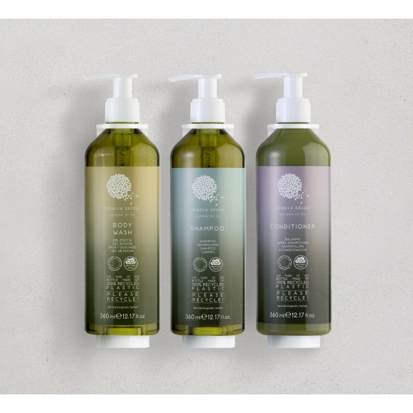 Geneva Green Shampoo 370ml Bottle - Cafe Supply