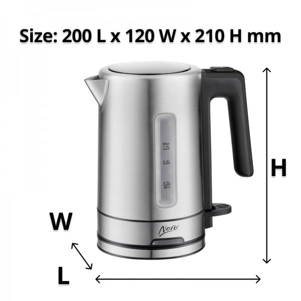 Nero Select Brushed S/S Kettle 1L - Cafe Supply