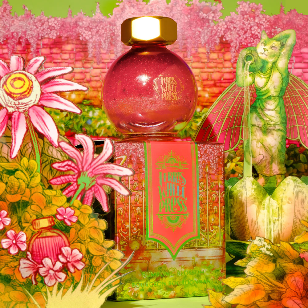 Ferris Wheel Press Fountain Pen Ink Ferritales Bumbling Blossom 20ml - Cafe Supply